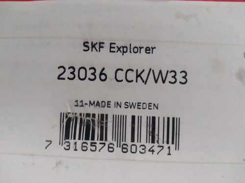 Rodamientos Skf 23036 Cck/w33 