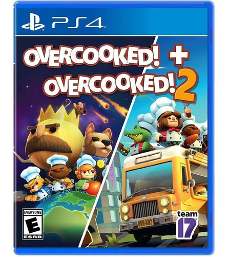 Overcooked & Overcooked 2 Midia Fisica Novo Original Ps4