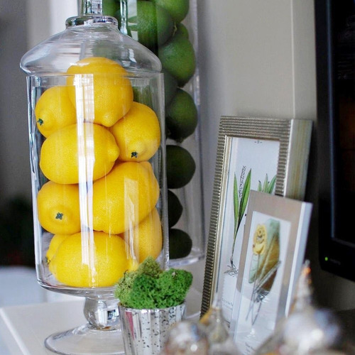 10 Pcs Limón Artificial Fruta For De Fiesta La Decoración