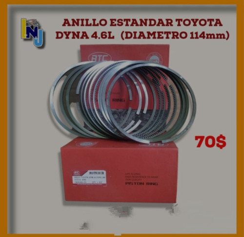 Anillos Toyota Dyna 4.6 