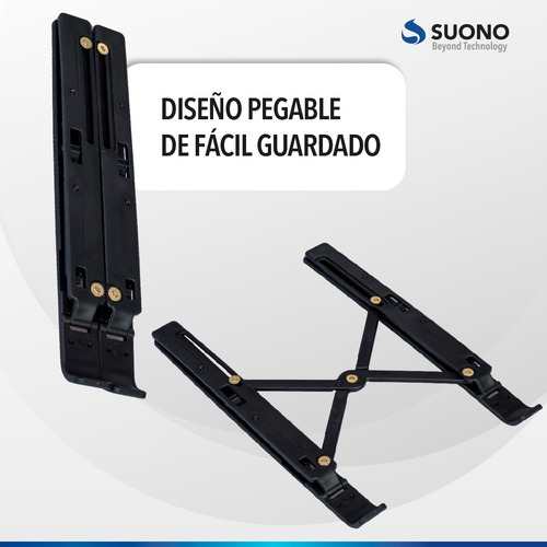 Imagen 3 de 10 de Soporte Para Notebook Y Netbook Regulable Antideslizante