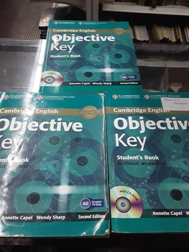 Objective Key Second Edition Lote X 3 Libros 