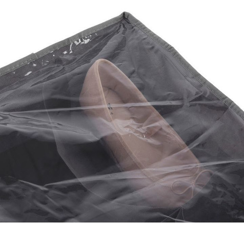 Imagen 7 de 8 de Organizador Caja De Guardado Bajo Cama Zapatos 12 Pares