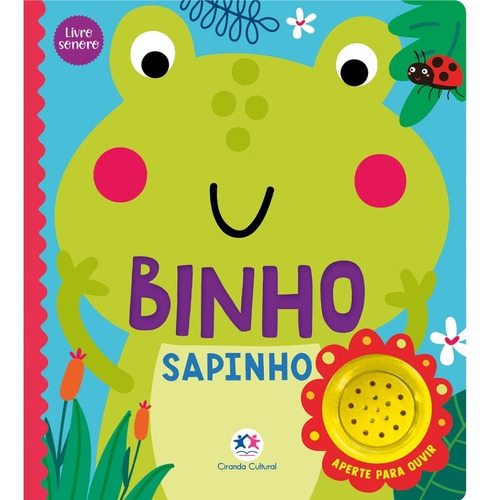 Livro Binho Sapinho - Livro Sonoro