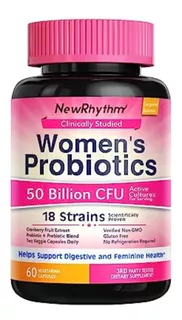 Probioticos Y Prebioticos Para Mujeres + Cranberry 60 Capsu