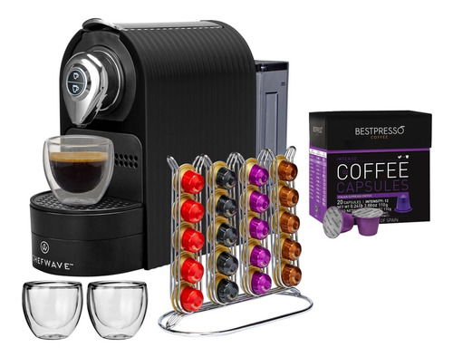 Máquina De Café Espresso Chefwave Compatible Con Cápsulas N