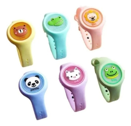 Pulseira Repelente Anti Mosquito Super Led Colorido Cor Laranja