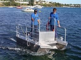 Flutuante Lancha Balsa Aluminio Naval Qualquer Finalidade