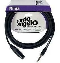 Cabo Para Microfone Santo Ângelo Série Ninja Hg 15ft 4,57 M