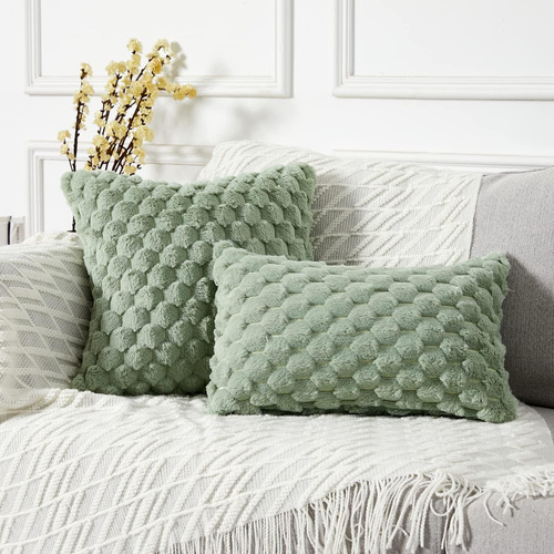 Juego De 2 Fundas De Almohada Decorativas Super Suaves ...
