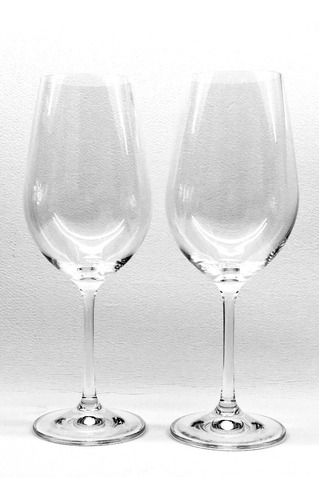 Imagen 4 de 7 de Copas Vino Cristal Bohemia Original Set X6 Viola 450ml Altas