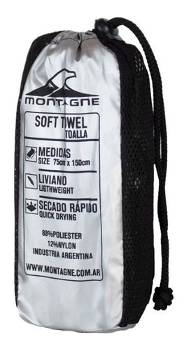 Toalla Montagne Soft Towel Chica Secado Rápido