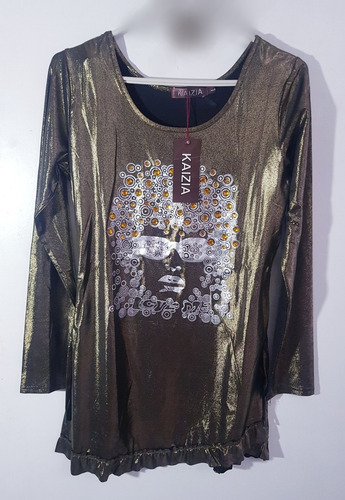 Remera Remeron Manga Larga Importada Dorada