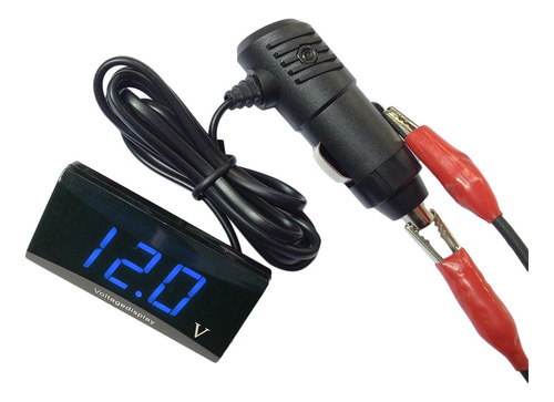 Display Led De Voltímetro Digital De 12v Para Carro/biciclet