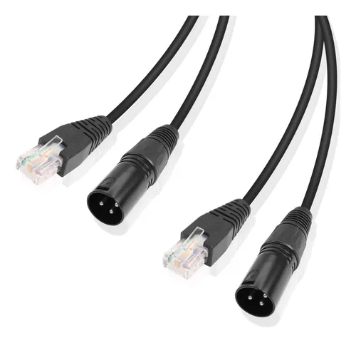 comprar Adaptador De Cable Gintoyun Xlr A Rj45 De 3 Pines Dmx Xlr De