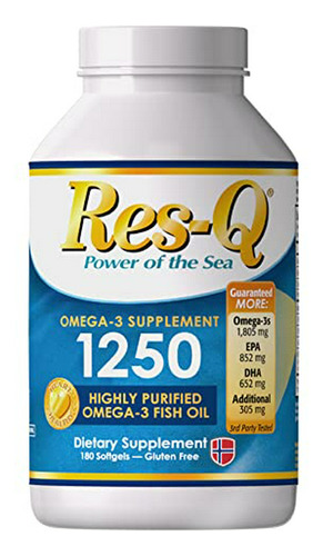 Cápsulas De Aceite De Pescado Omega-3  1250