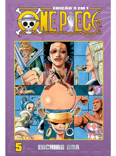Mangá One Piece 3 Em 1 Volume 5 Panini Lacrado