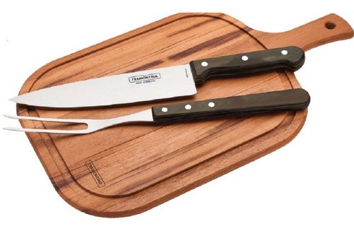 Kit Tramontina Asador 3 Piezas Churrasco Oferta !