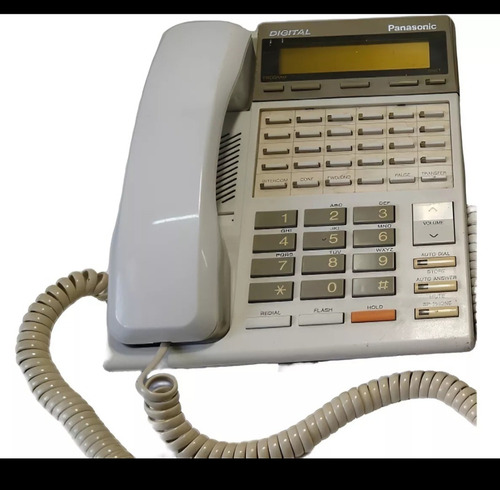 Teléfono Panasonic Digital Kx-t7230x Propietario Con Cables Marfil (Usado)