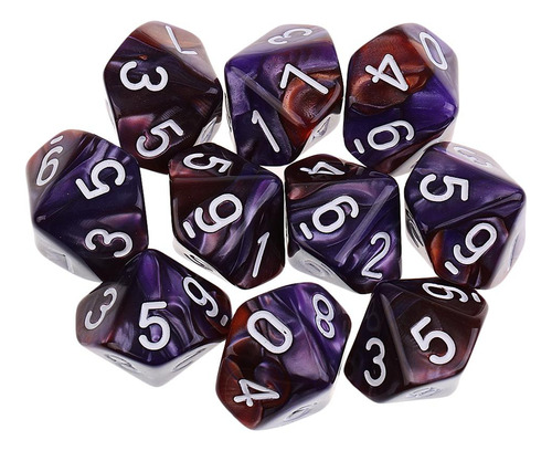 Rpg Jogos De Mesa 16mm Café Roxo
