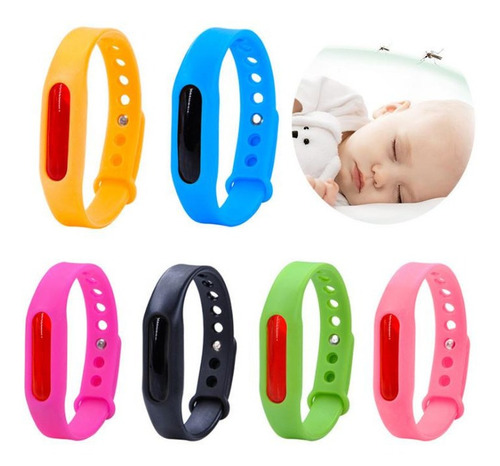 10 Pulseras Repelente Mosquitos Zancudos Moscos Silicon Agua