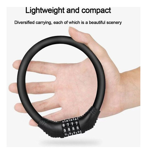 Candado Con Contraseña, Cuerda, Casco, Bicicleta, Portátil