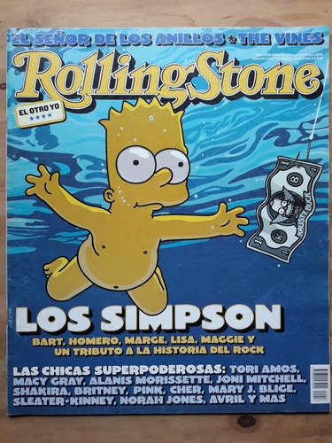 Revista Rolling Stone N°58 2003 Los Simpsons 