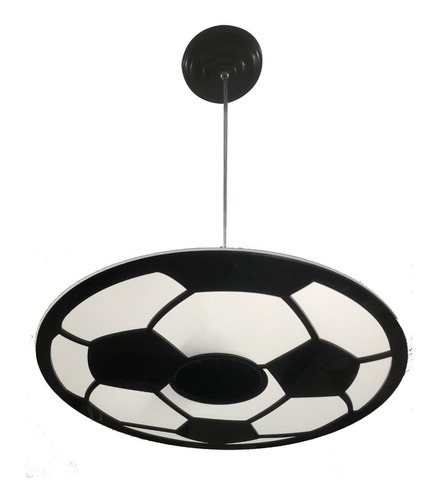 Pendente Infantil Bola De Futebol Quarto Menino Criança Kid Cor Branco 110V/220V