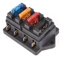 Comprar Caixa De Fusiveis 4 Vias Automotivo Universal Tipo Lamina