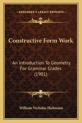 Libro Constructive Form Work: An Introduction To Geometry...