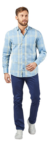 Camisa Manga Larga Brindisi S24106 Oxford Polo Club