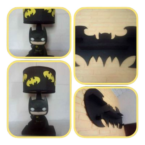 Lampara Y Repisa De Batman 