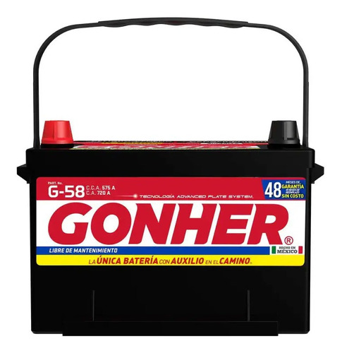 Batería  Gonher Para Ford Sable 93-95 F150v8