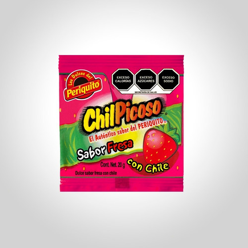 Chilpicoso Fresa 20 Piezas (400 Grs.)