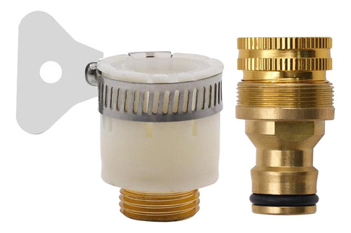 3 Conector De Grifo De Jardín De Latón Para Adaptador De
