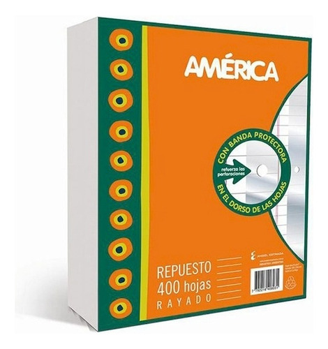 Repuesto America X 400 C/banda Ray