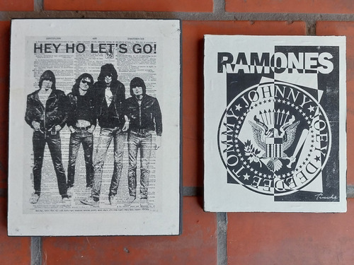 Ramones Cuadros Decorativos Lote Por 2 Murales Regalados!!!