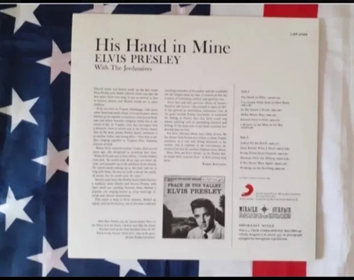 Elvis Presley Lp His Hand In Mine Vinil 180gramas Zerado (Usado)