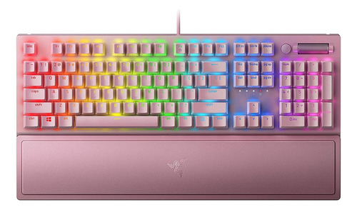 Teclado Mecánico Razer, Blackwidow V3, Para Juegos, Rosa .