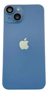 Tapa Trasera Cristal iPhone 14 Azul Blue + Nfc + Flex Flash