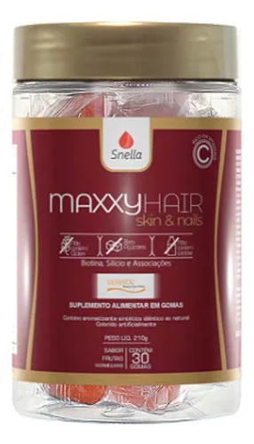 Colágeno Verisol Maxxy Hair - Pele Cabelos Unhas 1 Pote
