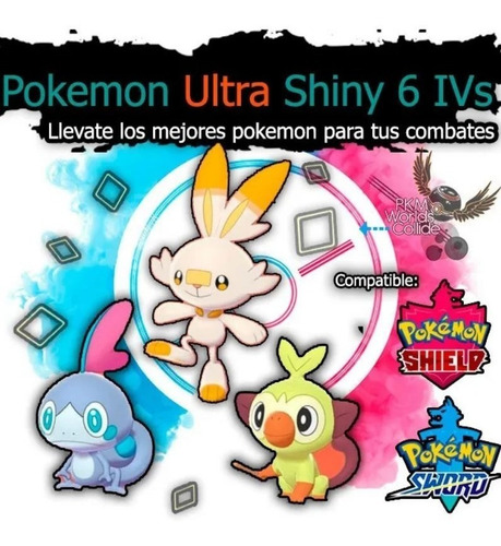 Pokemon Shiny Sword Shield Espada Escudo 6ivs Competitivos