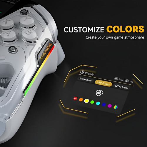 Mando Gamer Manba One V2 Control Premium Pc/switch/android Blanco