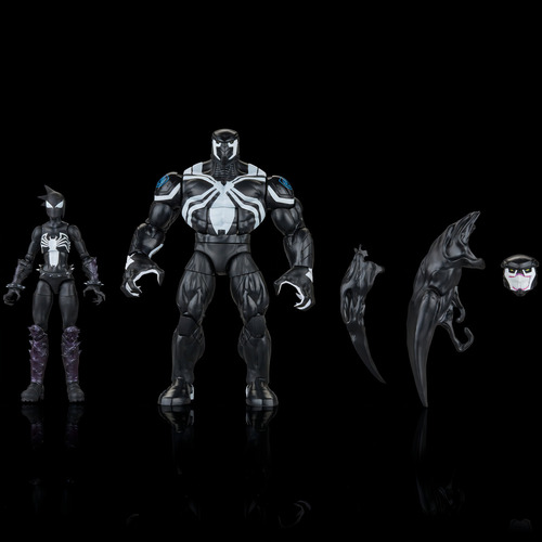 Figuras Hasbro de Venom Space Knight E Mania Marvel Legends
