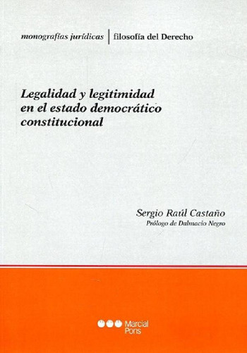 Libro - Legalidad Y Legitimidad En El Estado Democrático Co