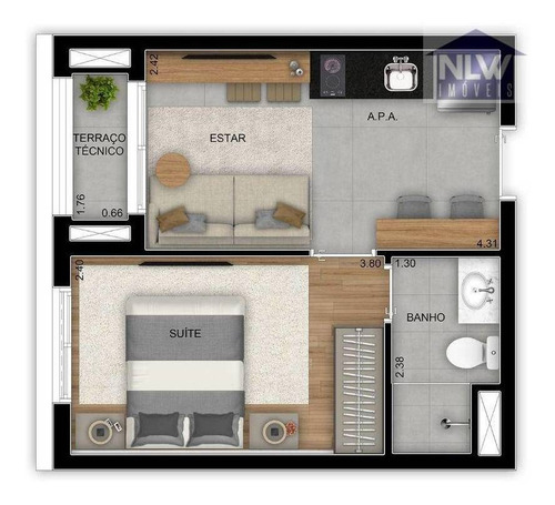 Imagem 1 de 16 de Studio Com 1 Dormitório À Venda, 28 M² Por R$ 238.000,00 - Jardim Prudência - São Paulo/sp - St0242