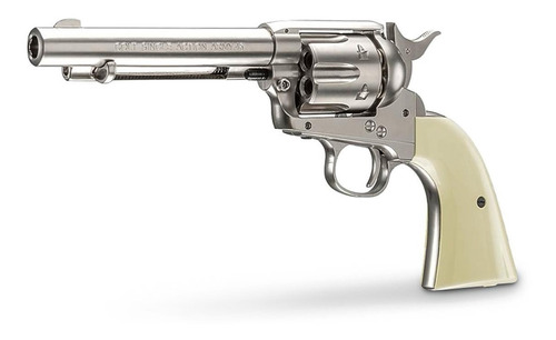 Revolver Coltsaa.45 Nickel/perla Co2steelbb 4.5mm(.177) 7,5 