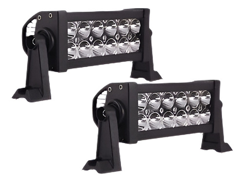 2pcs 36w Spot Led Light Bar Trabajo Camino Niebla Suv 4 X 4 