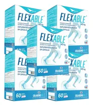 Comprar Kit 5 Colágeno Tipo 2 Flexable Global Suplementos 60 Cáps Sabor Sem Sabor