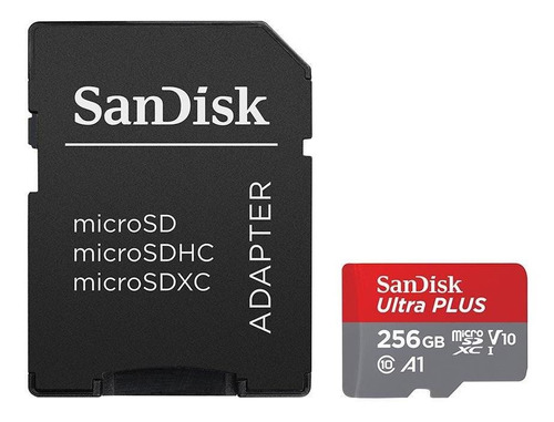 Memoria Sandisk Ultra Plus Micro Dxc-uhs Con Adaptador 256gb